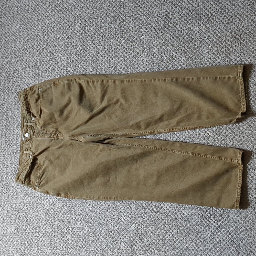 Good American 90s Duster Bronze Jeans 12
